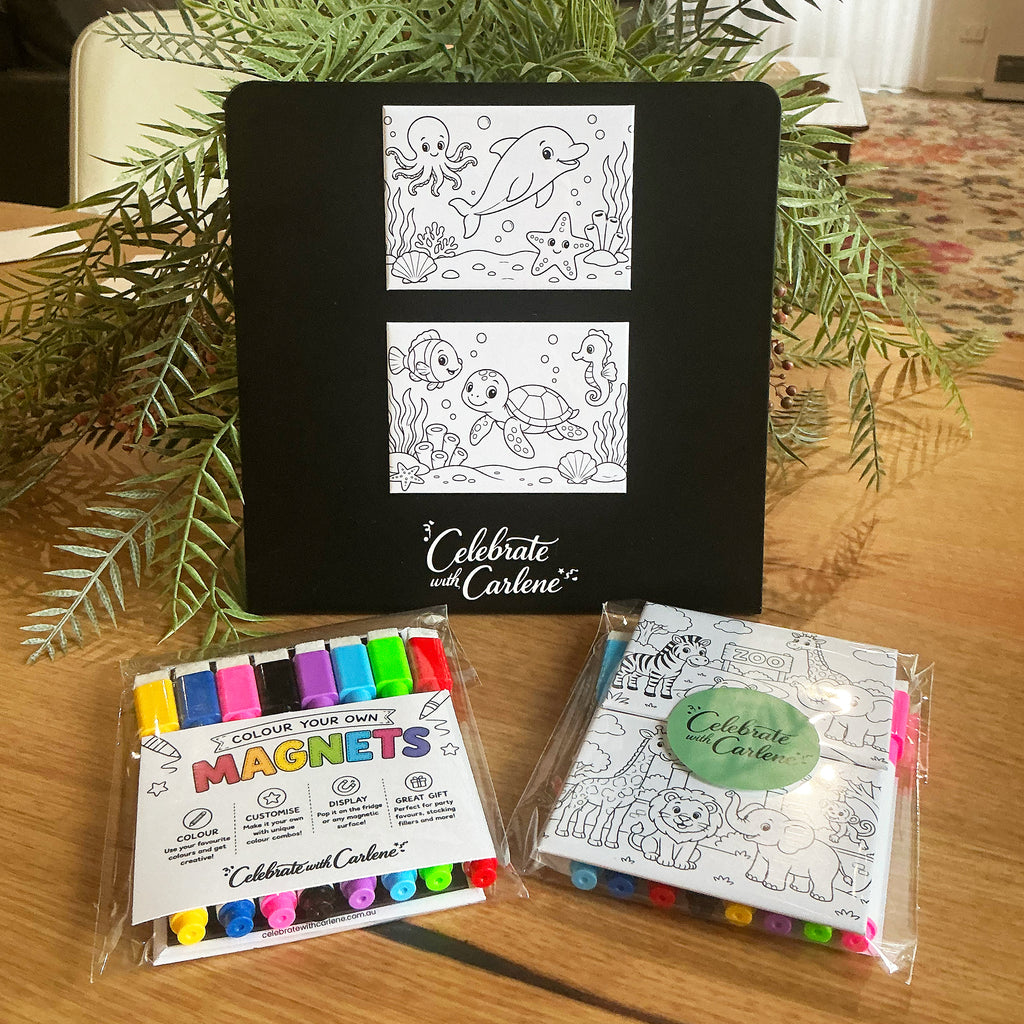 *NEW* Colouring In Magnet Sets