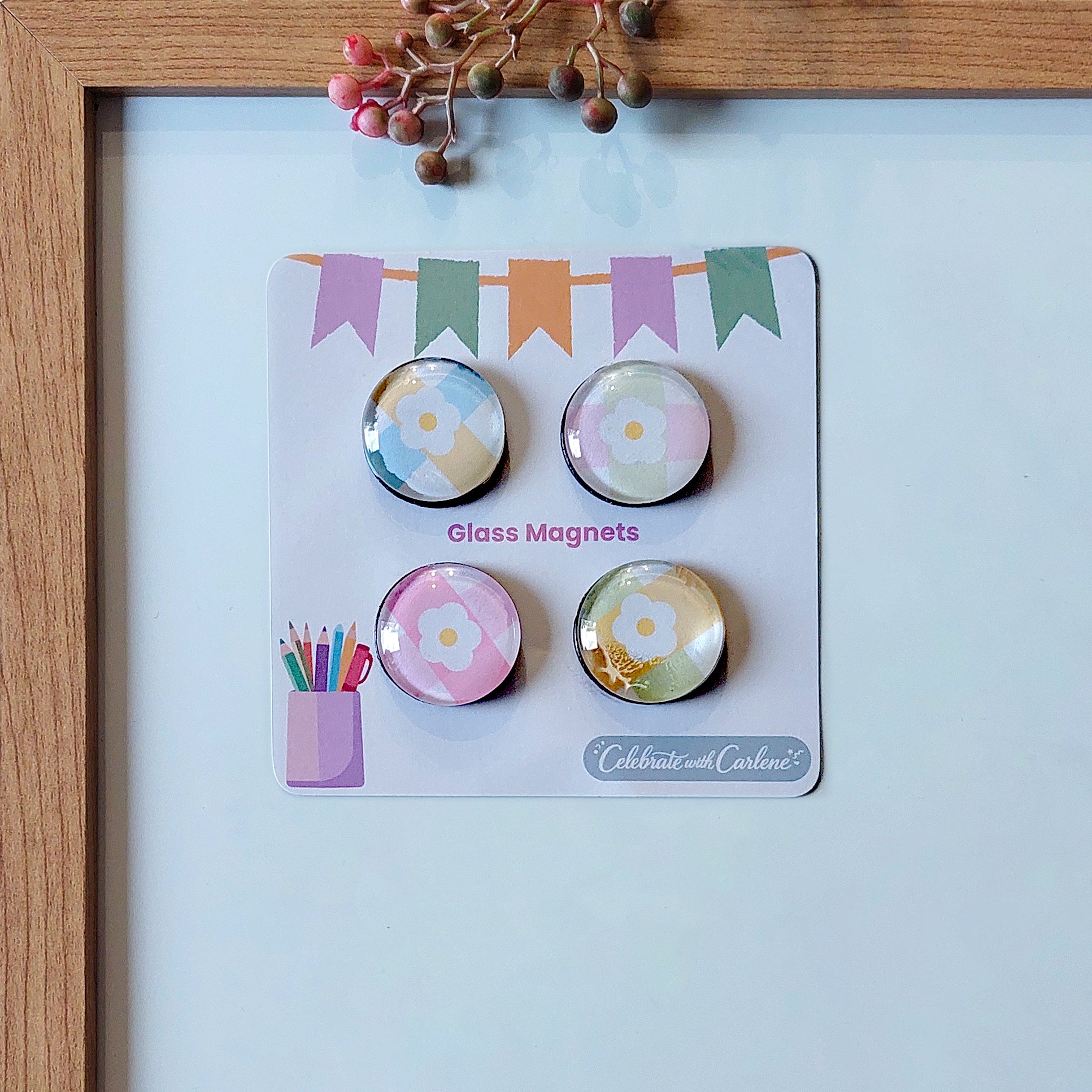Glass Magnets - Classroom