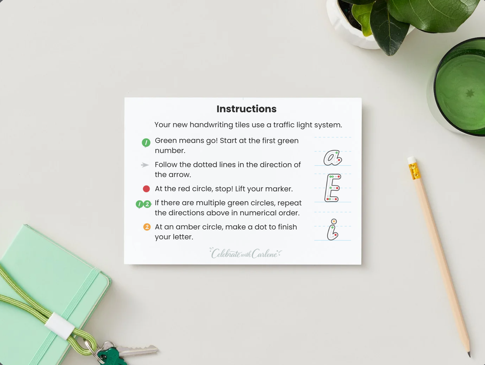 Handwriting Tiles
