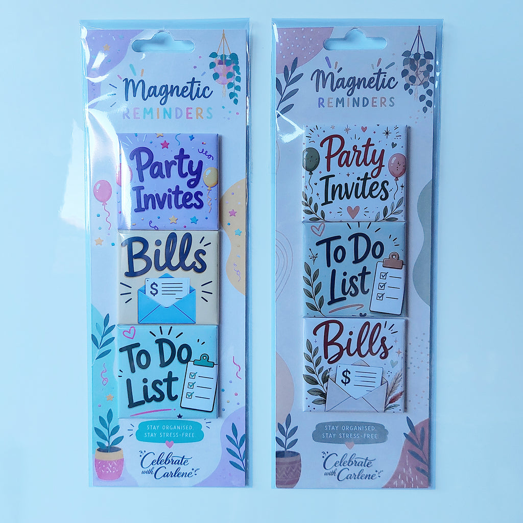 Magnetic Reminders - 3 pack