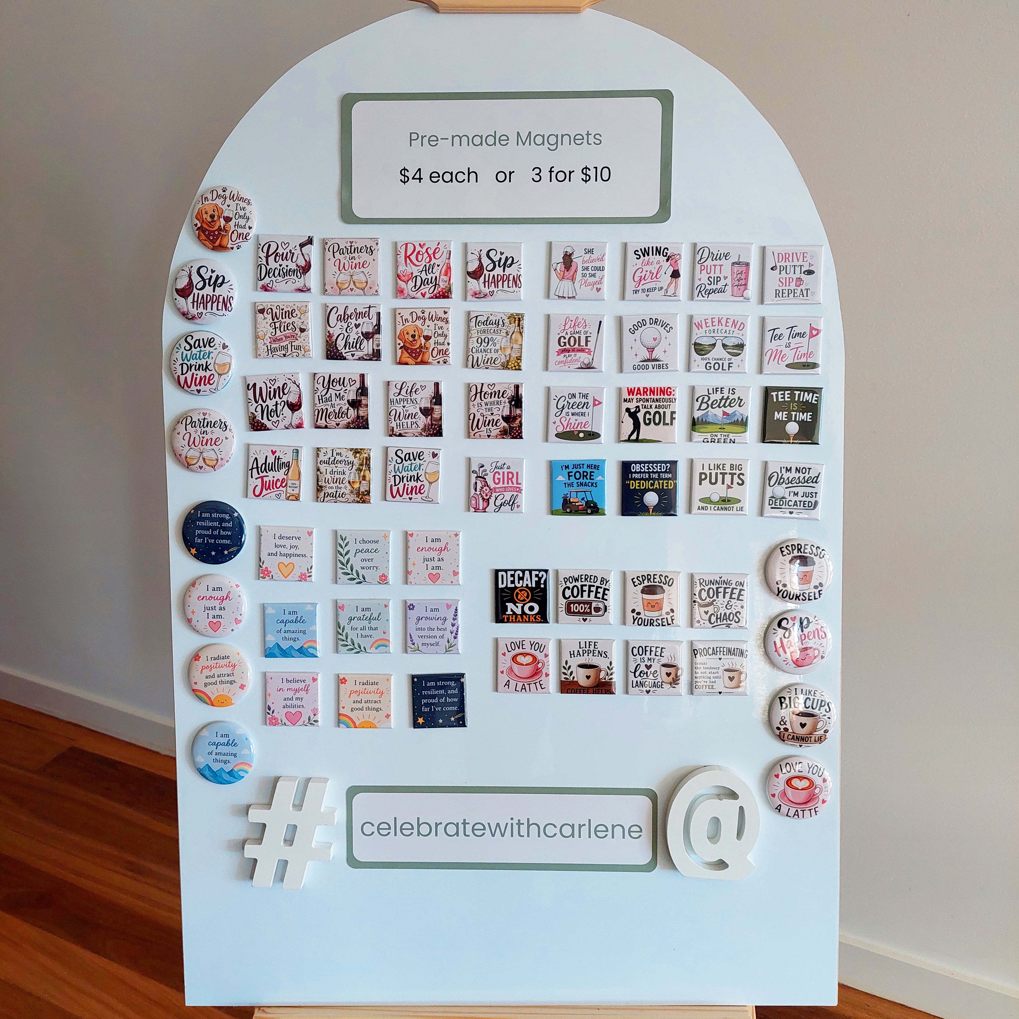 Pre-made Magnets