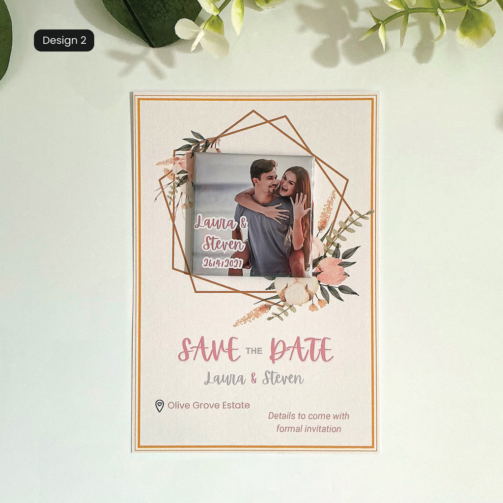 Save the Dates - Pressed Magnet