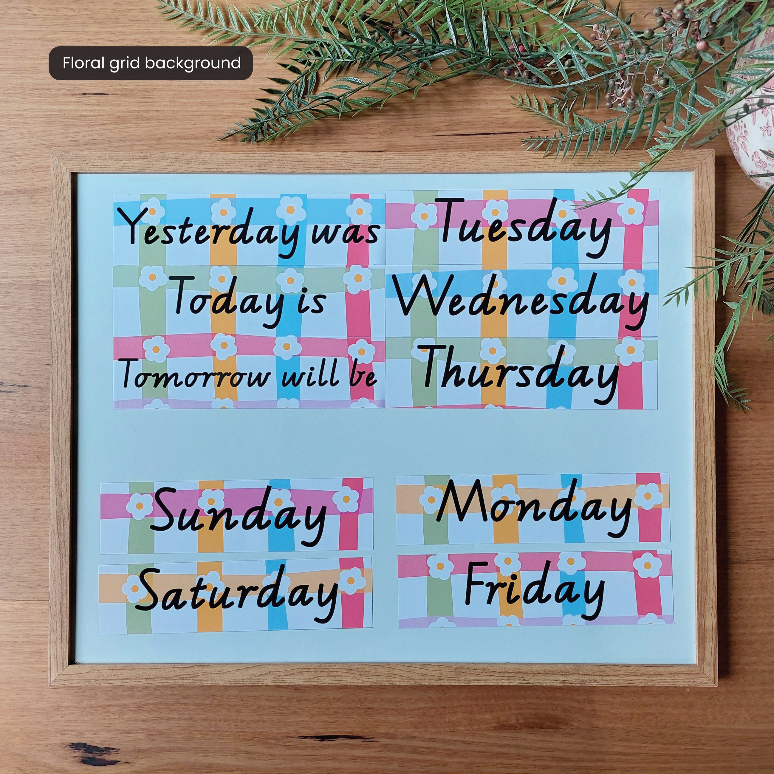 Time Expressions Display (10 piece set)